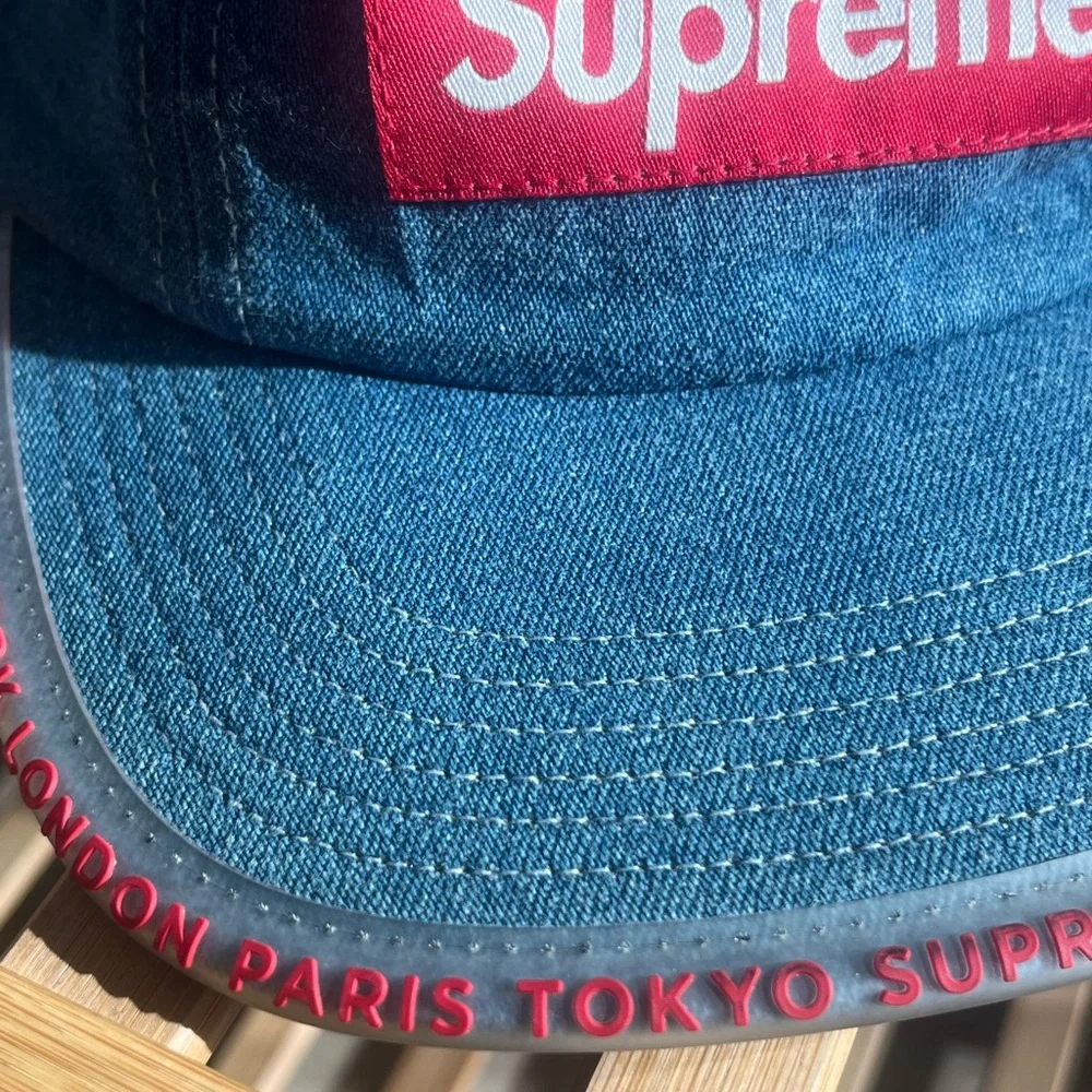 Supreme Worldwide Visor Tap Camp Cap - Picture 8 of 10